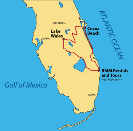 Self Guided Motorcycle Tours Cocoa Beach Lake Wales